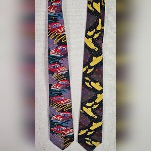 Vintage Beatles Silk Ties Bundle | Yellow Submarine & Drive My Car | Apple Corps